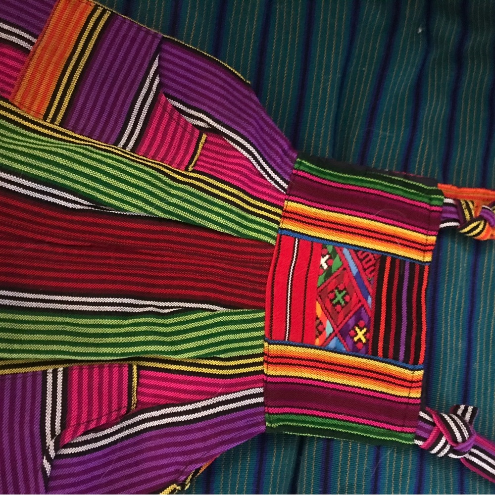 CLEARANCE
Colourful Striped Overalls handmade in Guatemala - Picture 3 of 8